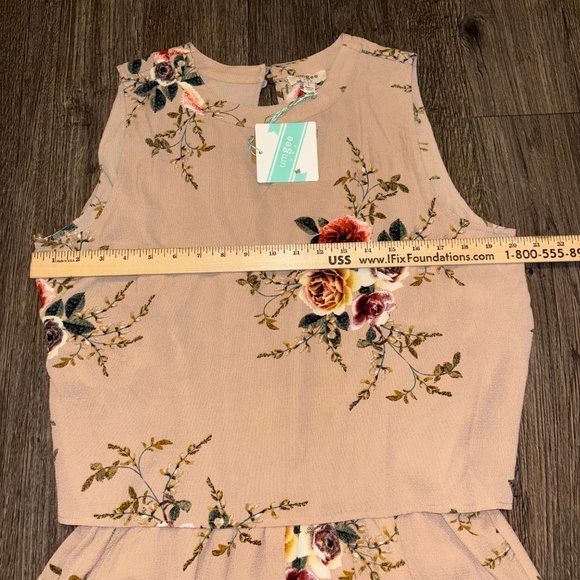 Umgee ultra elegant romper jumpsuit size large new nwt - Picture 7 of 13